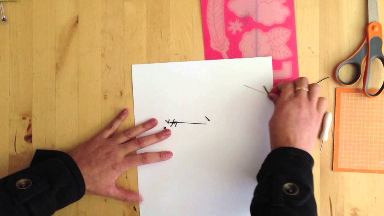 Amy Tan demonstrates some techniques used in her February kit layouts