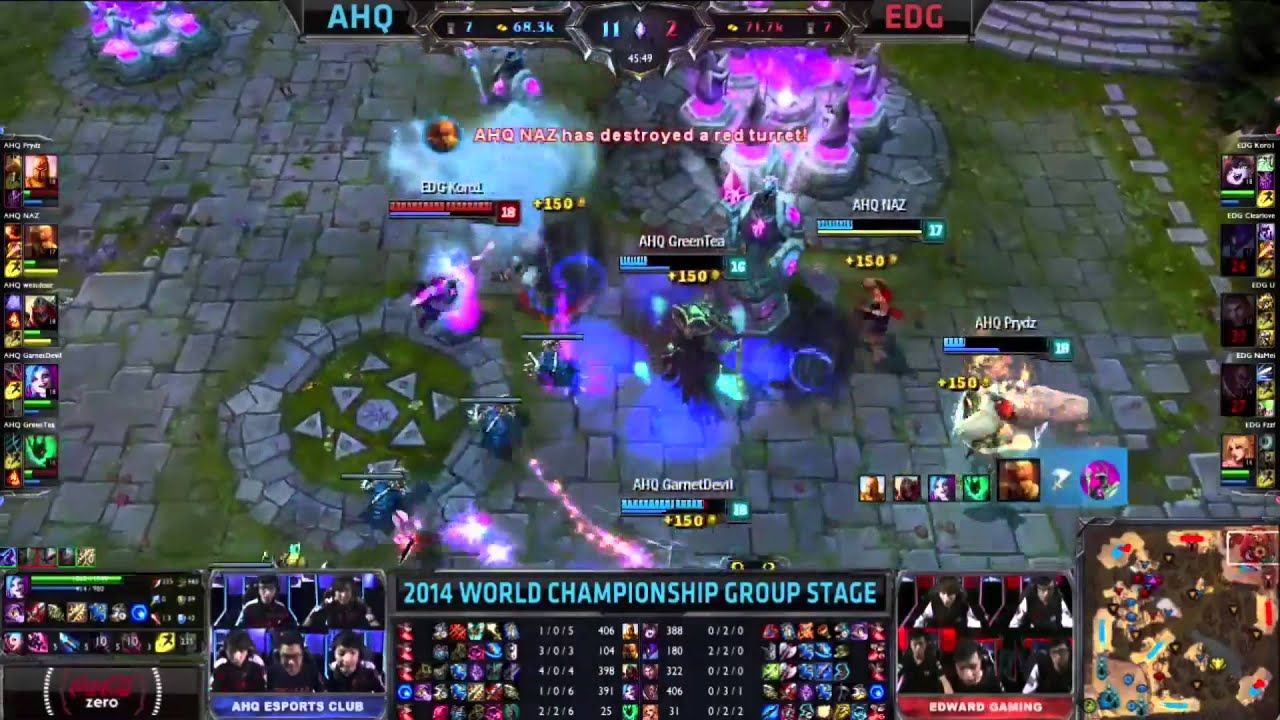 Epic Game Ending - AHQ vs. EDG