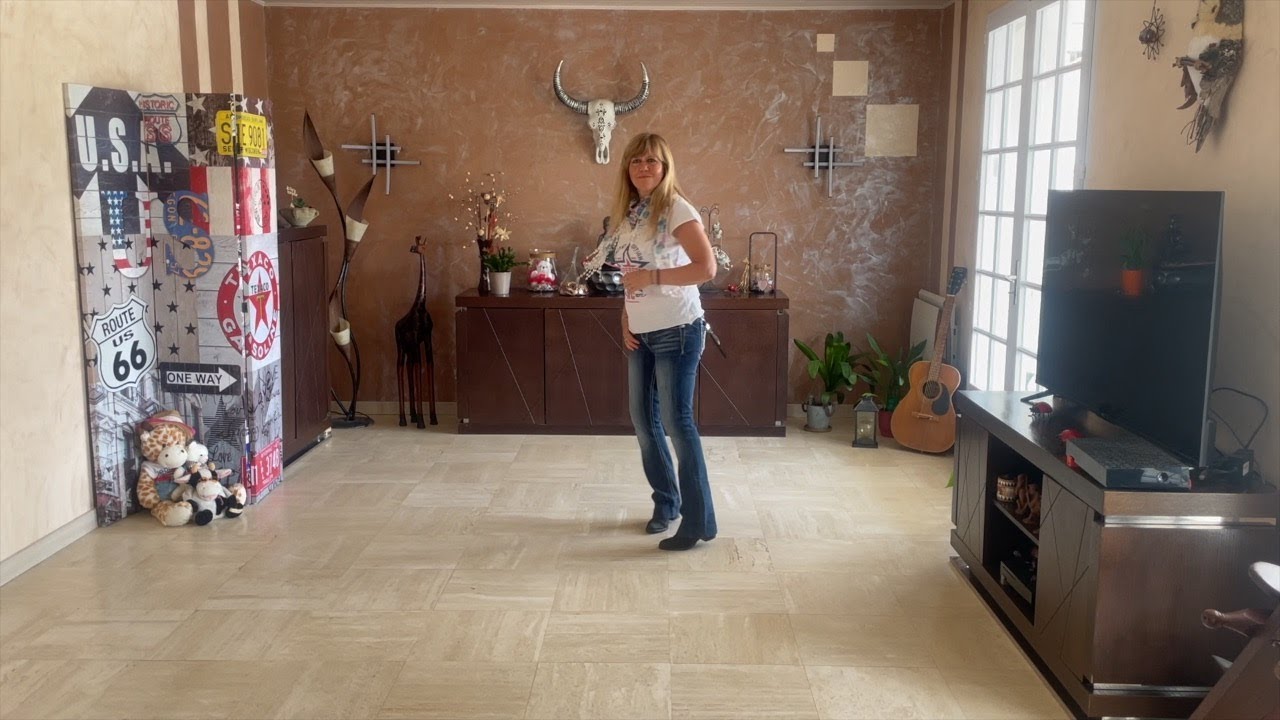 I'LL BE BACK - Country Line Dance (Tuto & Démo)
