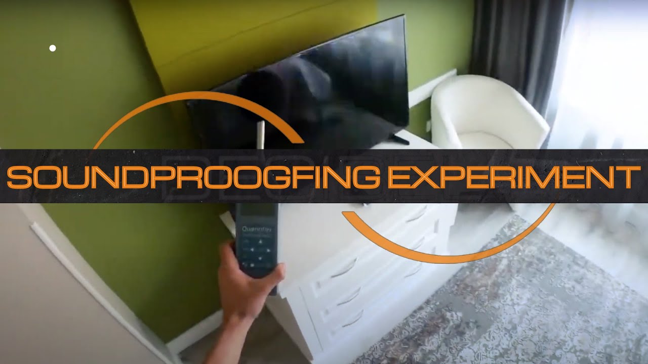 Soundproofing experiment of luxury apartments