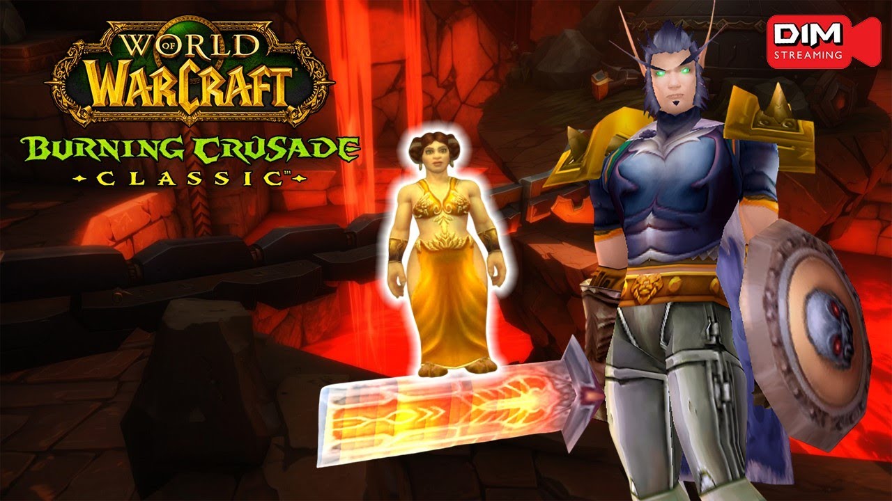 World of Warcraft TBC Classic Сделаем уникальную табарду и спасем принцессу в BRD 