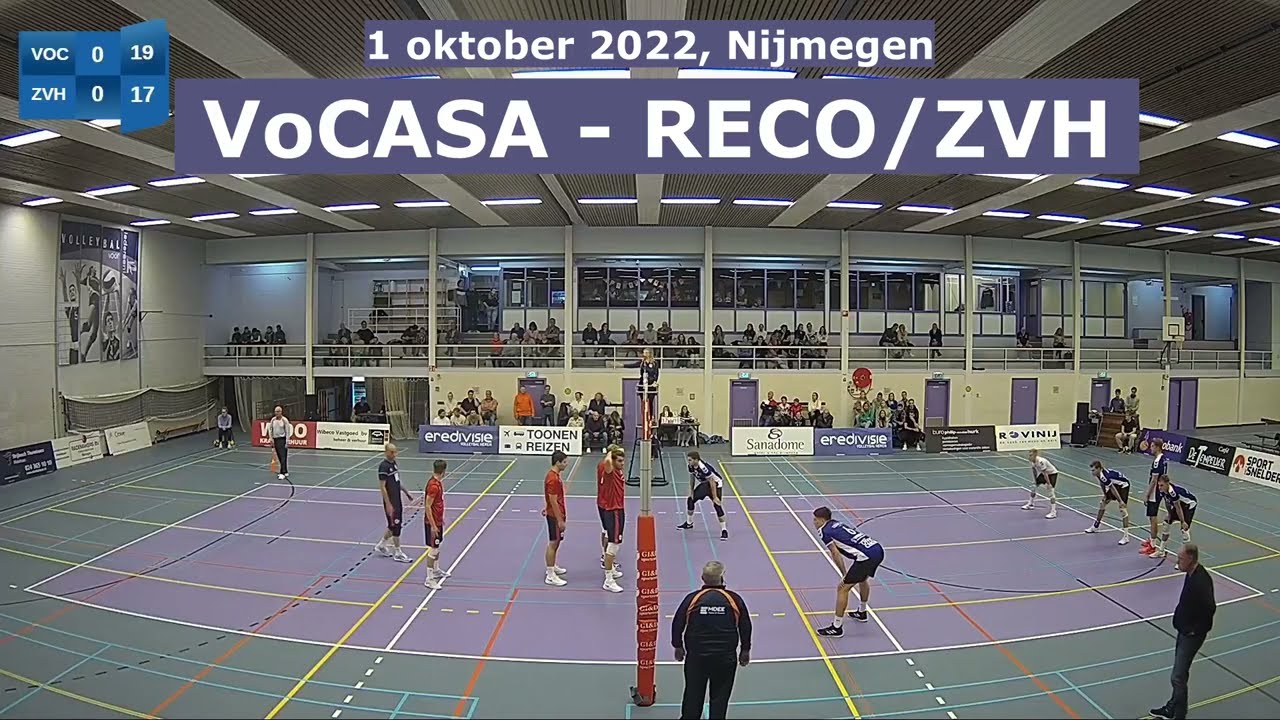 2022-10-01 VoCASA - RECO ZVH (samenvatting 14 min.) Eredivisie Heren Volleybal