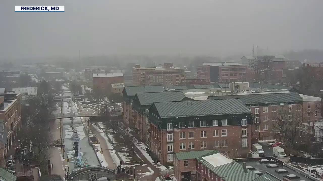 Snow falling in Frederick, Maryland | FOX 5 DC