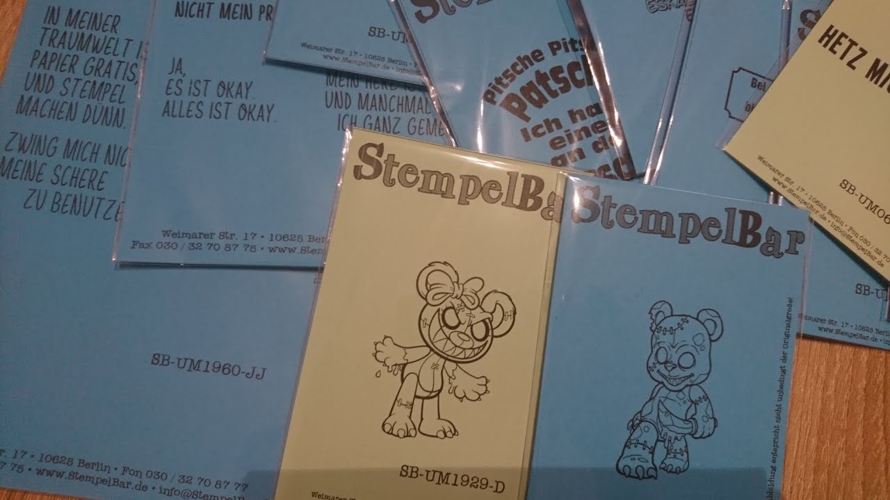 kleiner Stempelbar haul *selbst die Verwirrung ist verwirrt *🤪