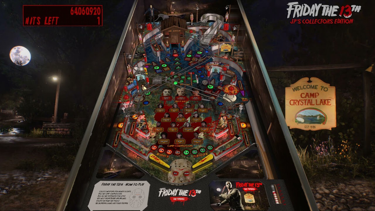 Friday the 13th (JPSalas) Pinball VPX