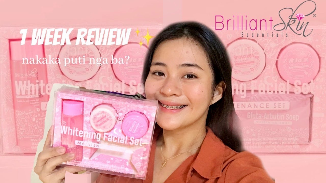 Brilliant Whitening Set Review (everyday update for 7 days) | Mikaela Regala