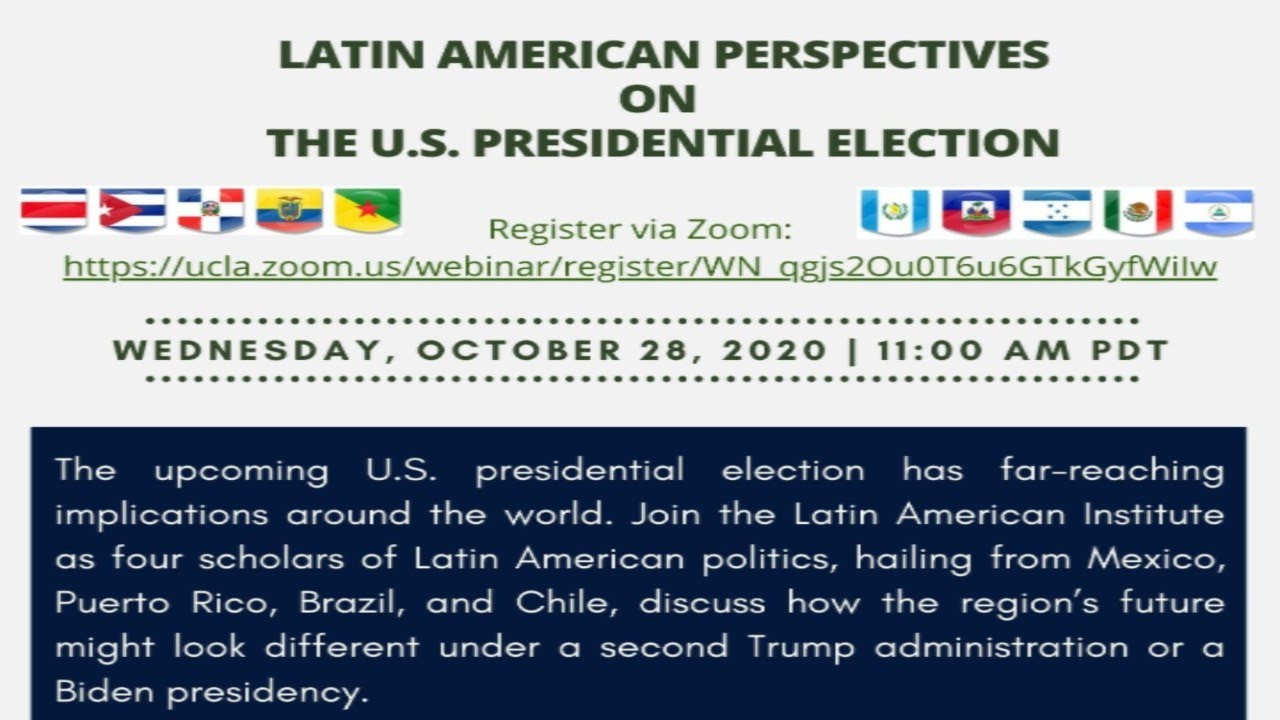 Latin American Perspectives on the US Presidential Election