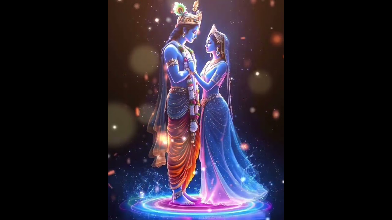 rahde krishna 😍 &hearts;️rahde krishna whatsapp status #viralvideo #rahdakrishna #krishna #shortvideo