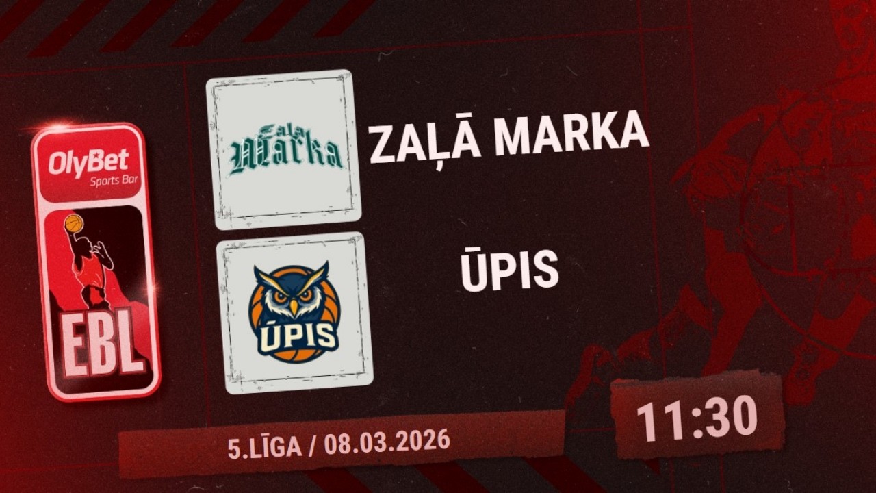 Olybet basketbola līga: Zaļā marka - Ūpis (6.līga 1/8 fināls)