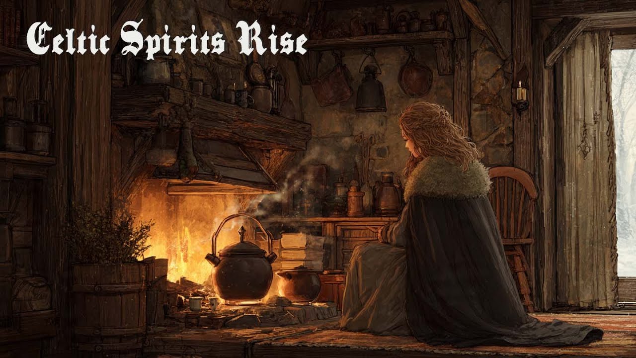 Celtic Fantasy Music - Misty Elven Forest Guided by Calm Flute and Harp Layers / Focus for Work