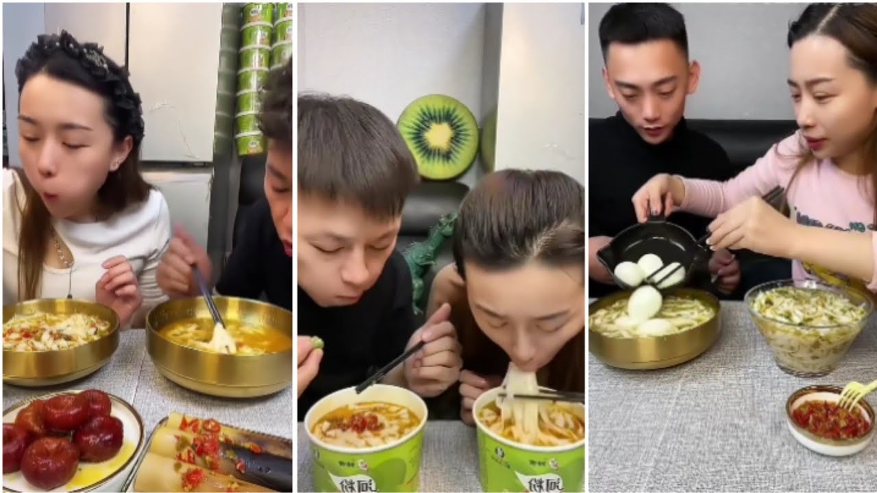 Trending Husband and Beautiful Wife Eating Food Show Ep - 05