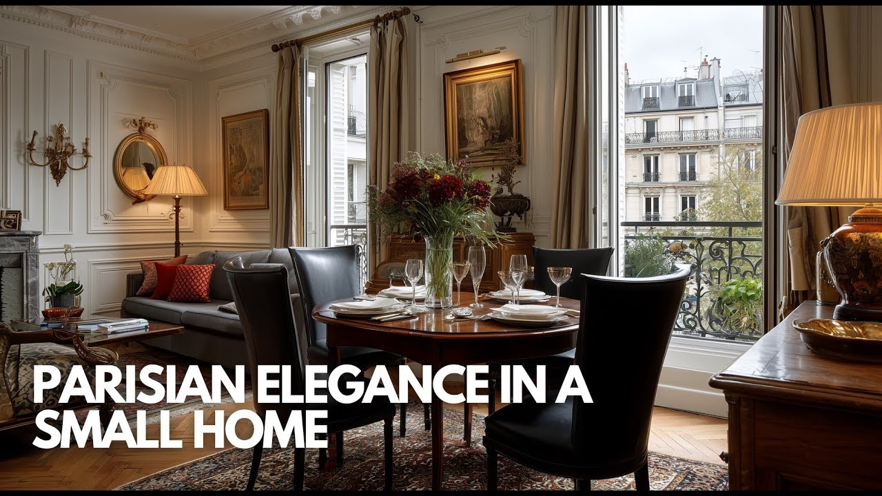 Parisian Elegance in a Small Home: Subtle Luxury for Everyday Living