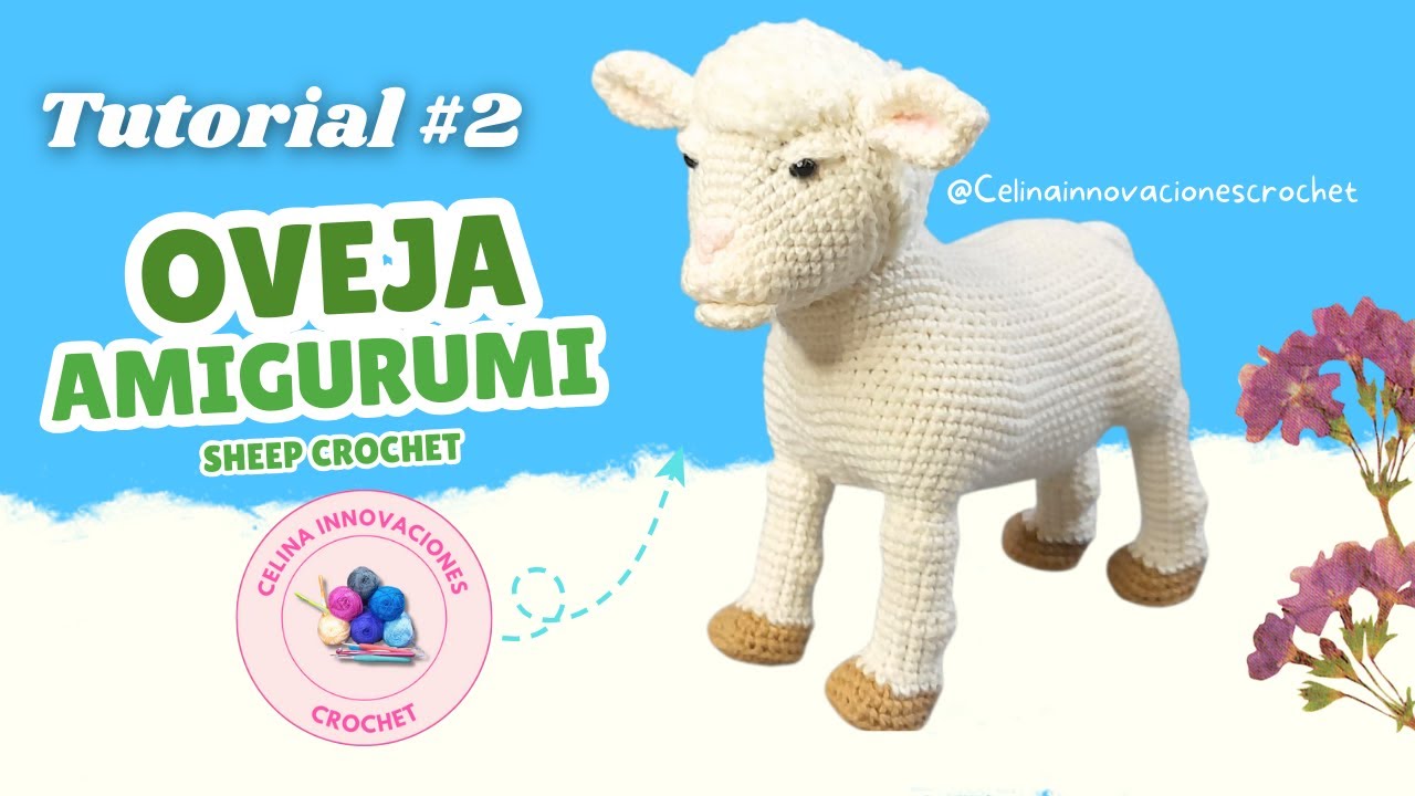 Вязаная крючком овечка | Урок 2: милые ножки овечки-амигуруми от Celina Crochet Innovations
