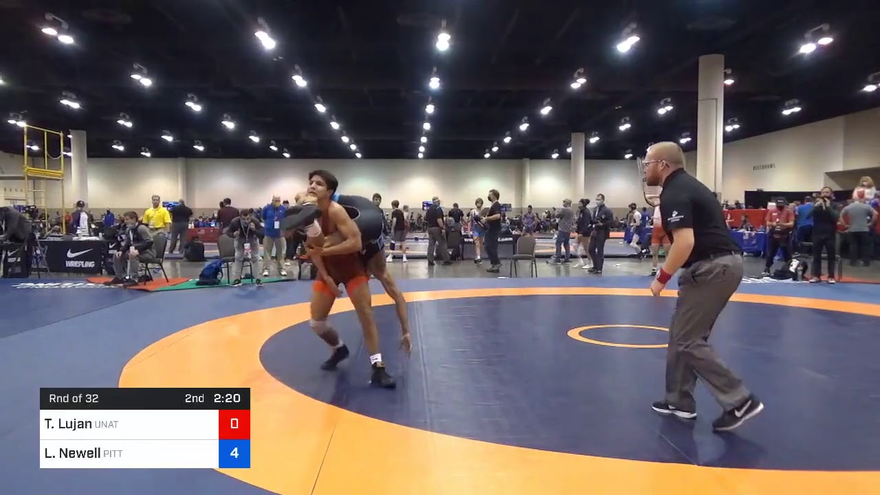 57 Kg Prelims Tristan Lujan Unattached Vs Louis Newell Pittsburgh Wrestling Club