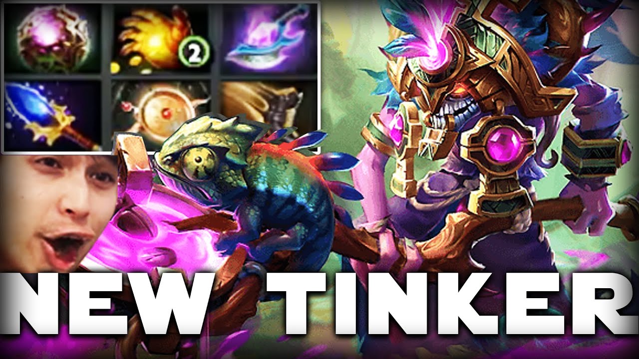 DAZZLE TRANSFORMED INTO TINKER (SingSing Dota 2 TI Watch Party - EG vs GG)