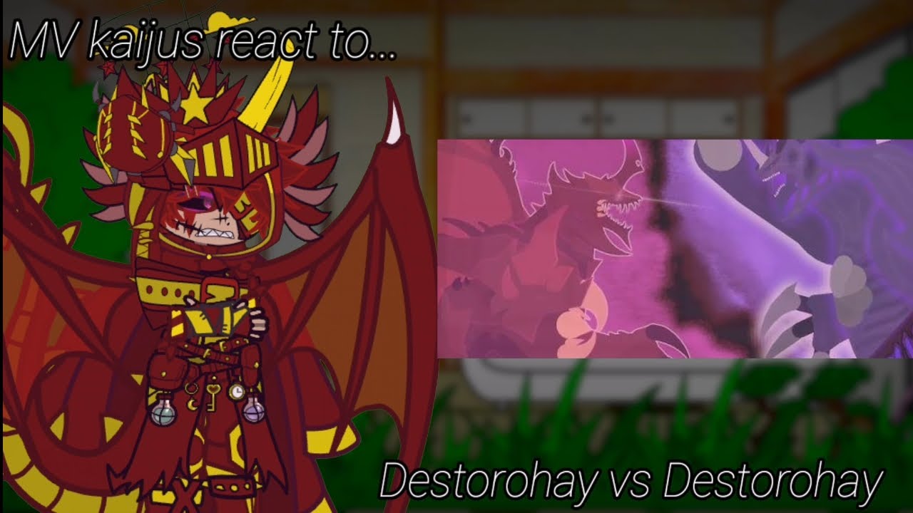 [🇧🇷/🇺🇸/🇪🇸/🇷🇺]MV kaijus react to Destorohay vs Destorohay 