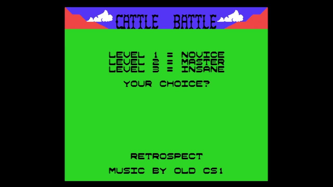 Cattle Battle for the TI-99/4A