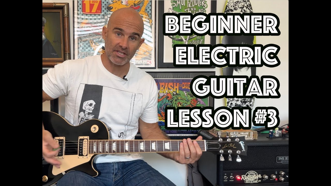 Урок игры на электрогитаре для начинающих №3
