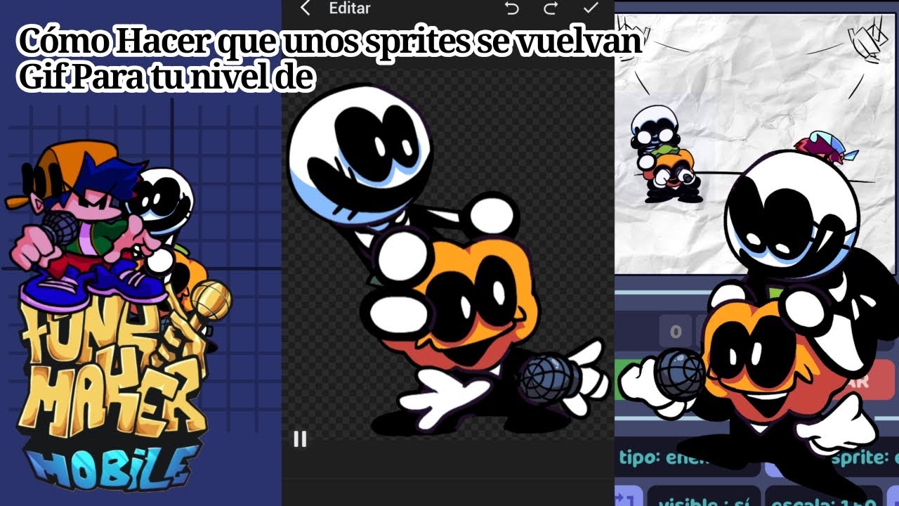Как превратить спрайты в GIF-файлы для вашего уровня Funky Maker Mobile / Учебное пособие
