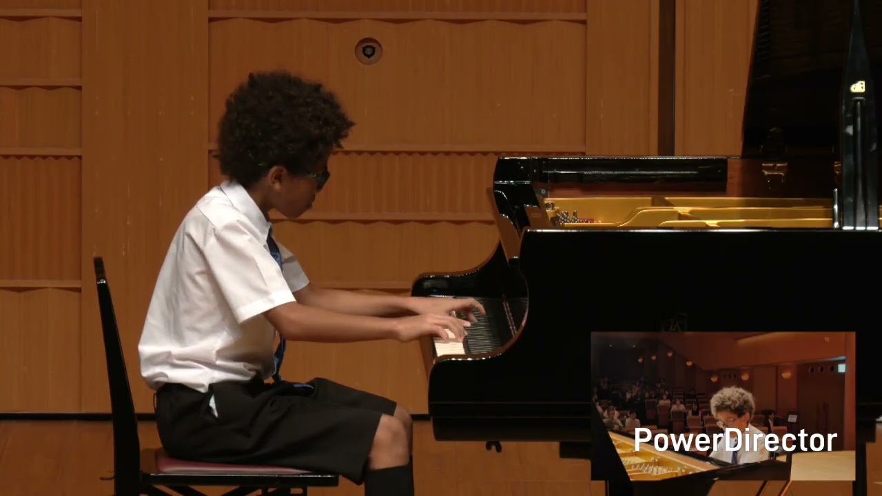 12の小前奏曲 第5番 ニ短調 Kleine Präludien  d-Moll BWV926(J.S.バッハ J.S.Bach)他2曲 9歳(小3)