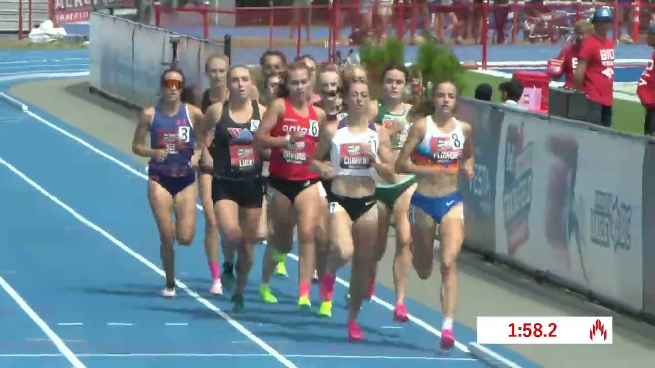 Fun Finish In Women's 1500m Final At Bell Canadian Track and Field Championships 2023