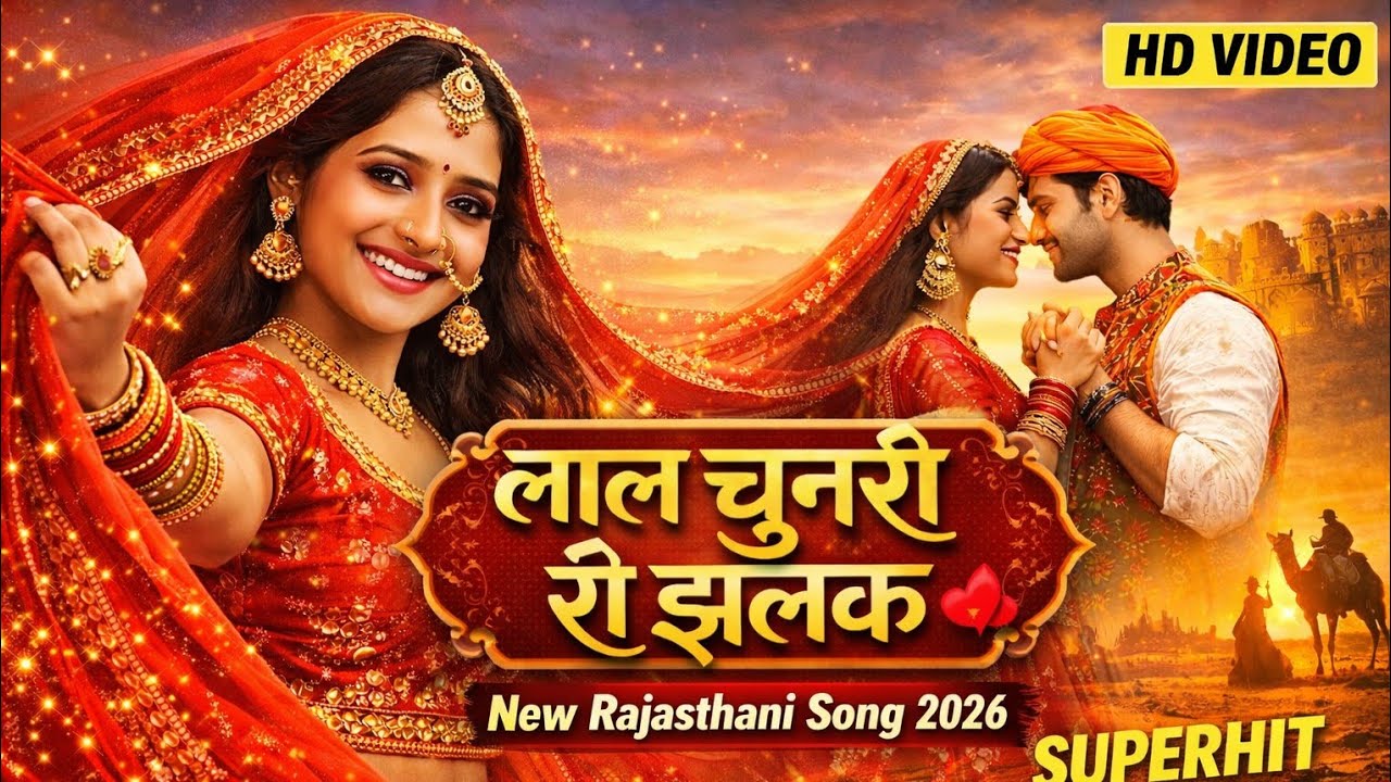 लाल चुनरी री झलक 💃 New Rajasthani Song 2026 | Heart Touching Love Song | Superhit Marwadi Song