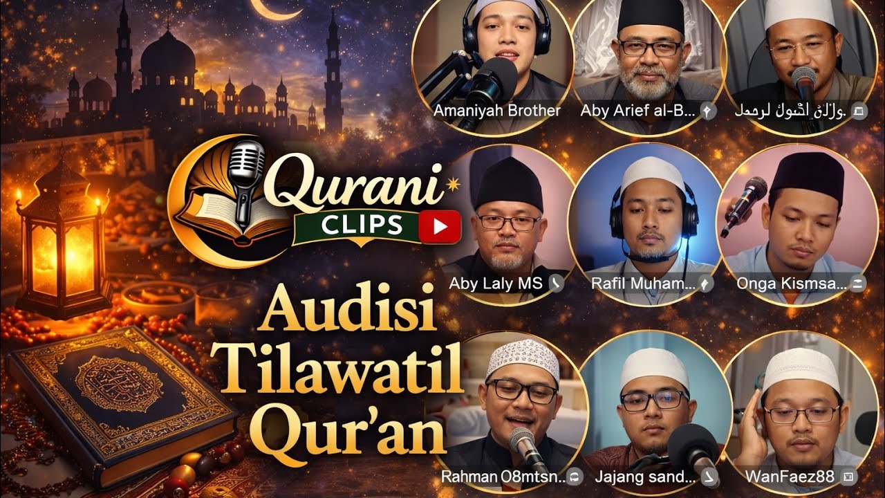 Live Audisi Qori Al-Qur'an Suara Merdu Dengarkan Tilawah ini
