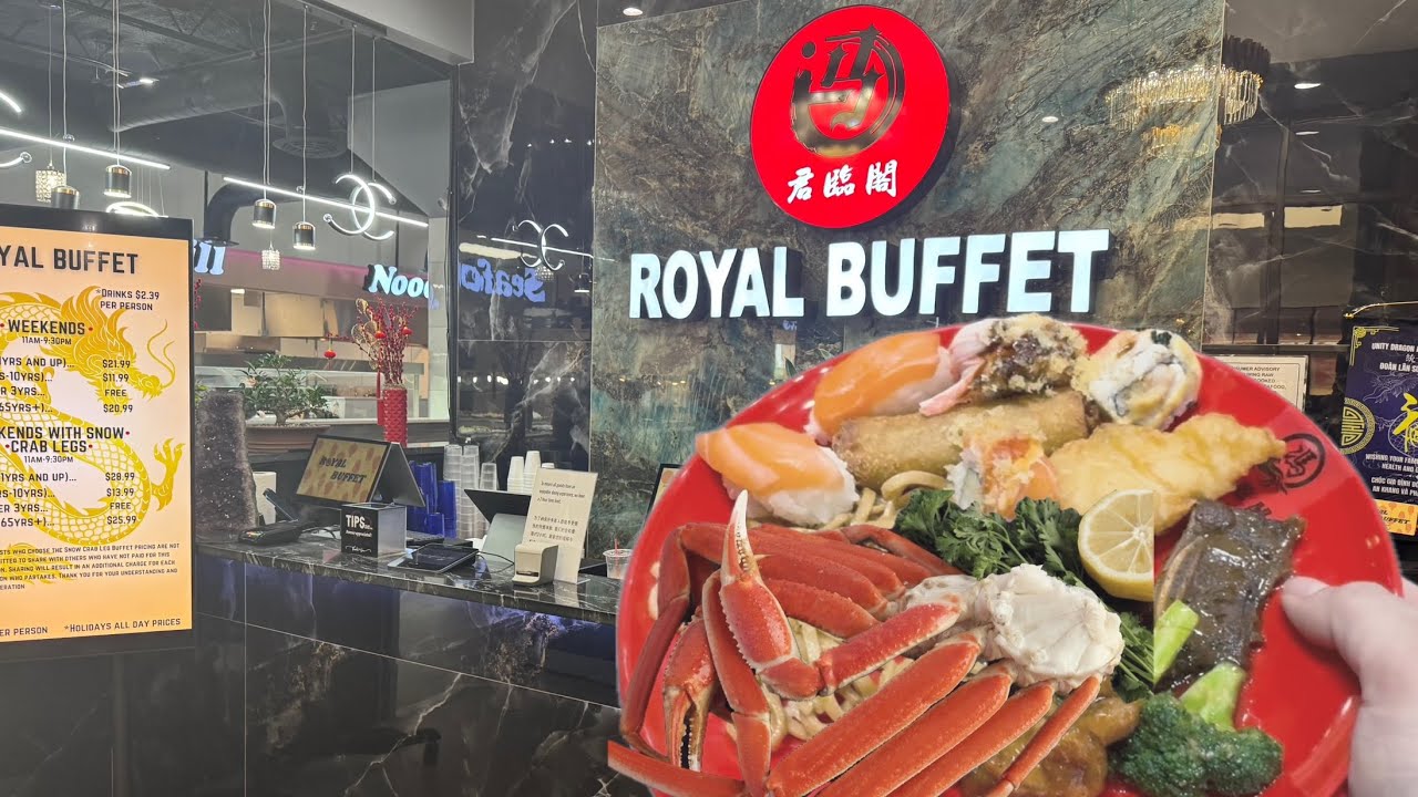 Новый AYCE MEGA BUFFET в Хьюстоне: обзор Royal Buffet