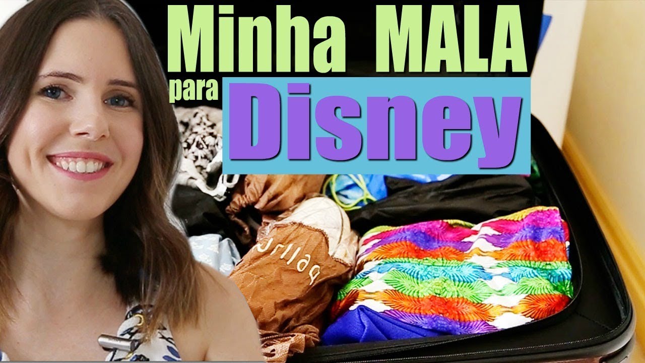 O QUE TEM NA MINHA MALA para a DISNEY