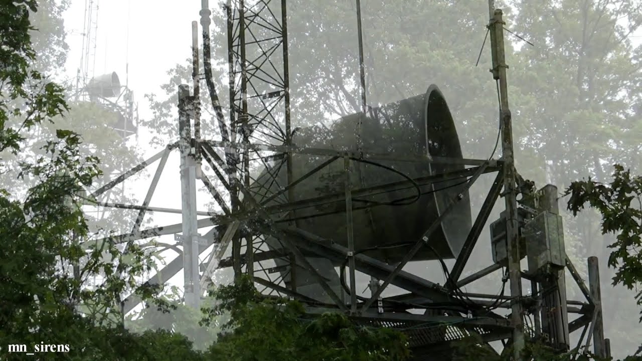American Signal T-135AC Siren Test - Alert - Rib Mountain, Wisconsin