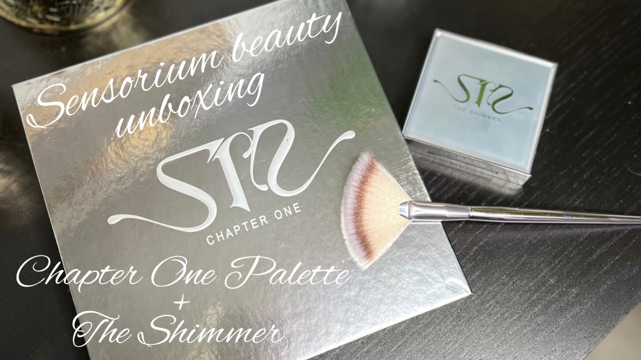 Unboxing + swatches Sensorium beauty The Shimmer + ChapterOne Palette