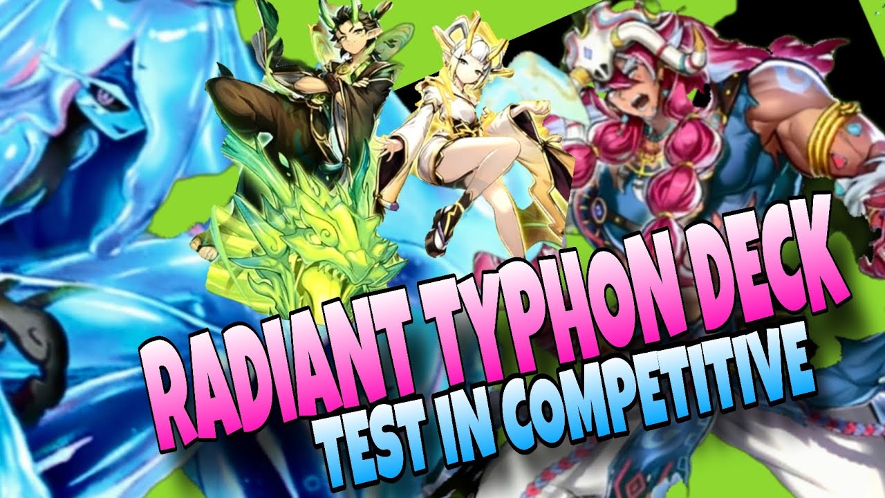 RADIANT TYPHON DECK | TEST IN COMPETITIVE |OMEGA YGO |REPLAY&DECKLIST