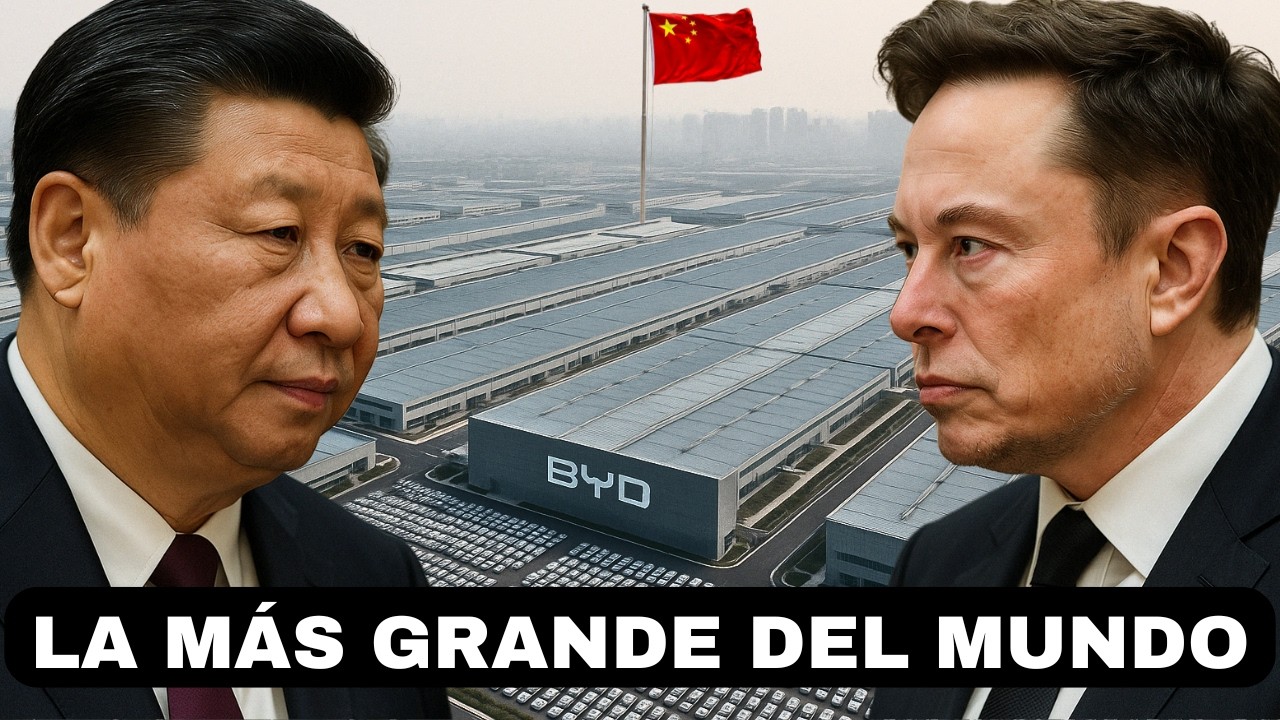 CHINA Desaf&iacute;a A OCCIDENTE: BYD Construye La MEGA F&aacute;brica M&Aacute;S GRANDE Del Mundo Y DERROTA A TESLA