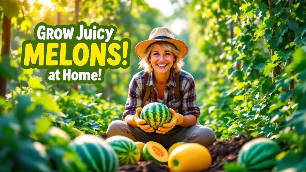 Grow Juicy Melons at Home: A Step-by-Step Guide 🍈