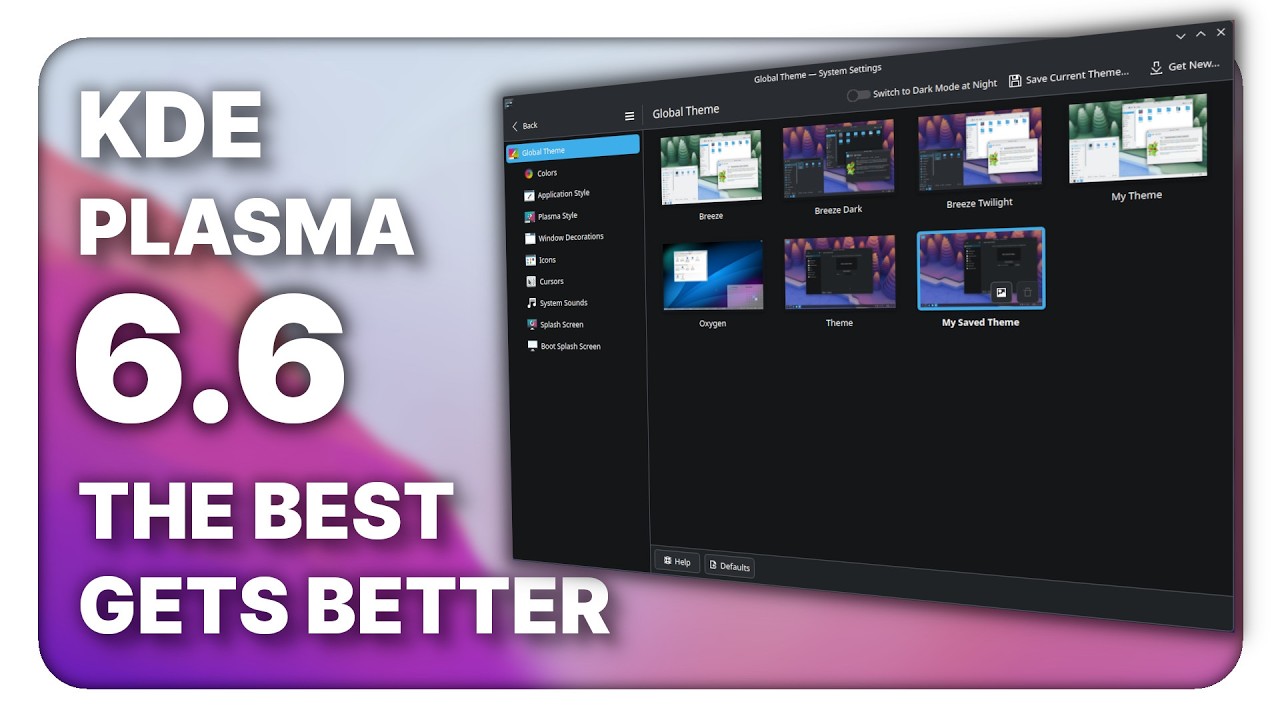 KDE Plasma 6.6 : still the best Linux desktop environment (IMO)