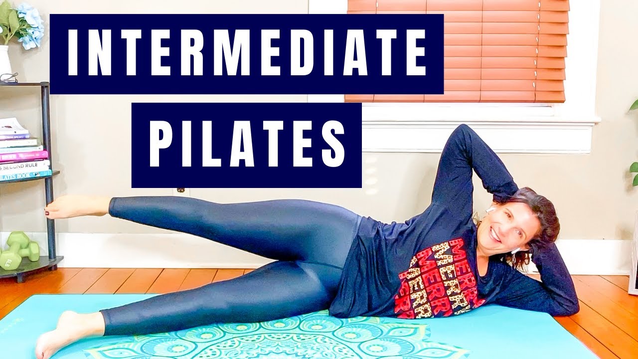 INTERMEDIATE PILATES MAT WORKOUT - 20 MINUTE PILATES WORKOUT
