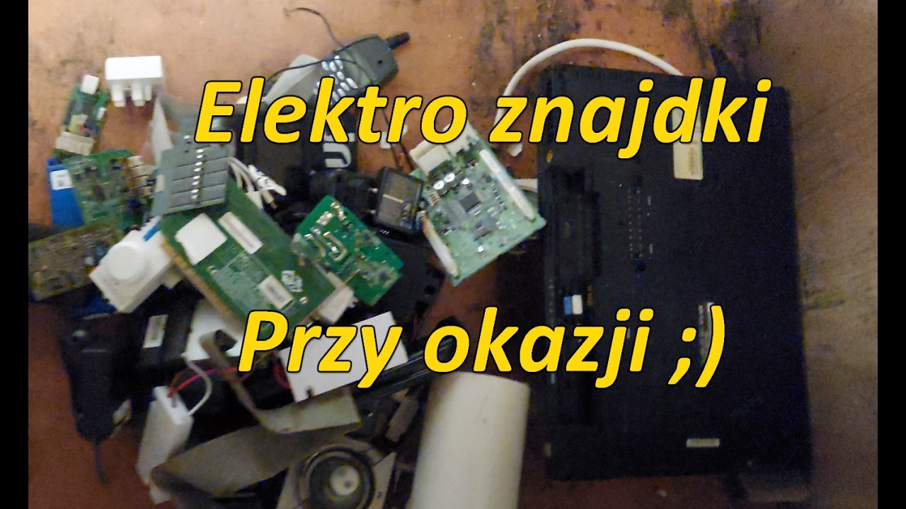 Elektro znajdki z marketu. Leżało to wziąłem :)