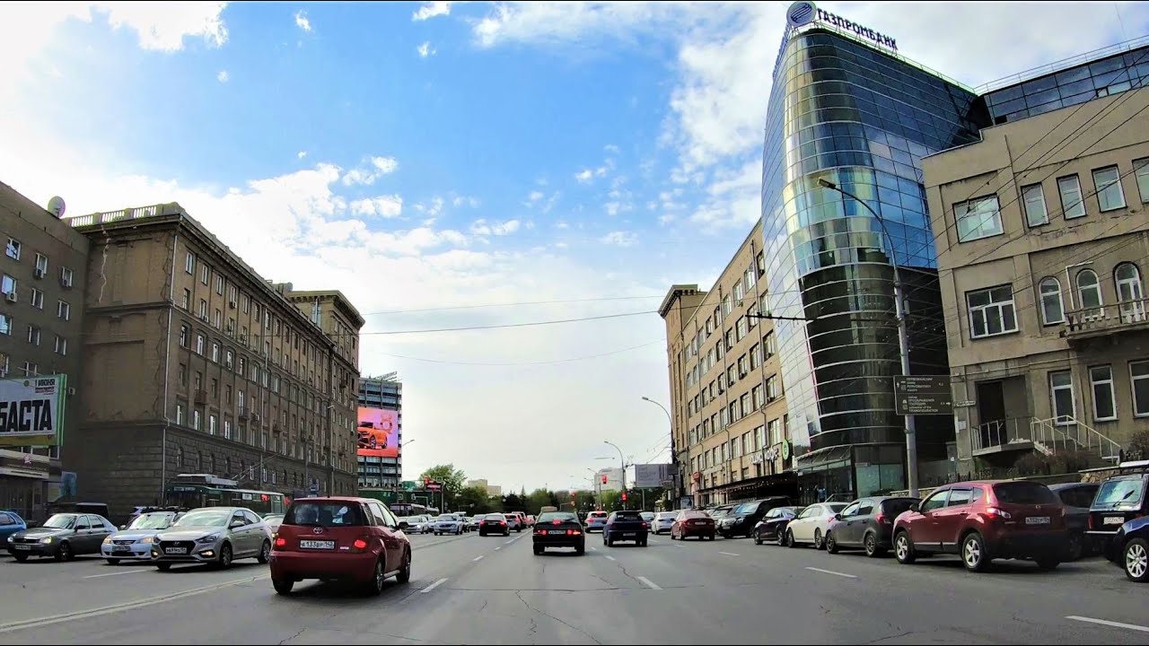 Новосибирск 4К - Городские дороги