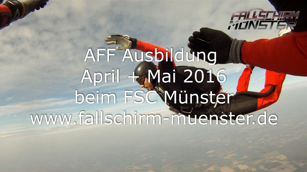 Fallschirmspringen lernen (Accelerated Freefall)