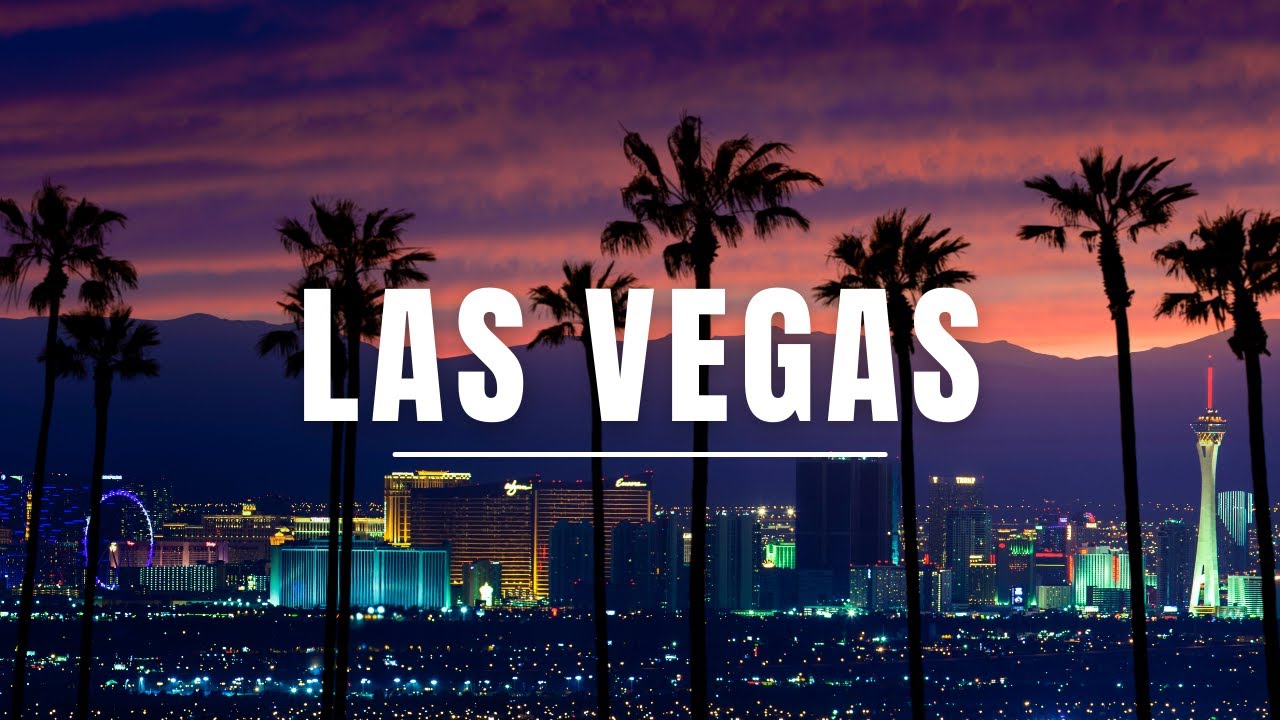 Las Vegas City SkyView in 8K ULTRA HD - Night Drone View [ASMR Around the World]