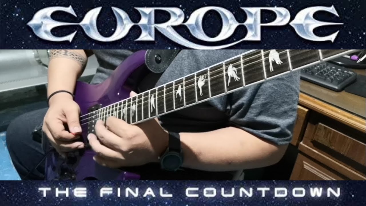 The Final Countdown - Europe electric guitar cover by FASIE COVER