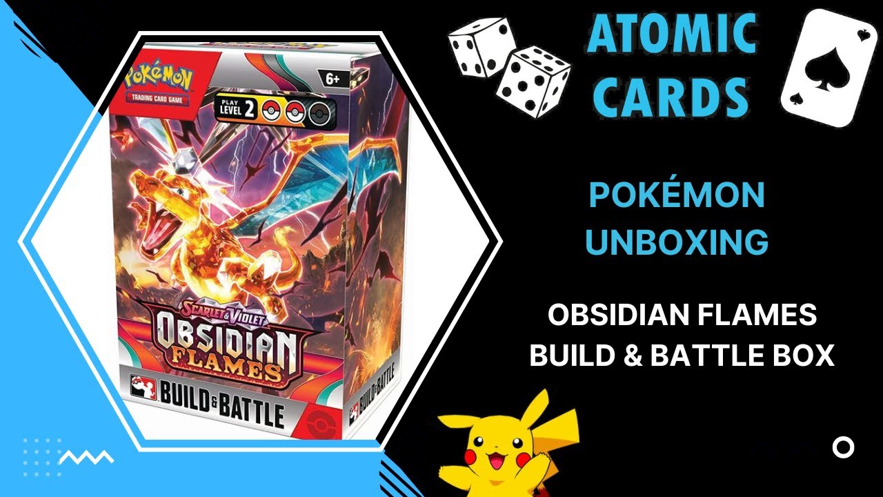 Pokémon Unboxing - Obsidian Flames Build and Battle Box