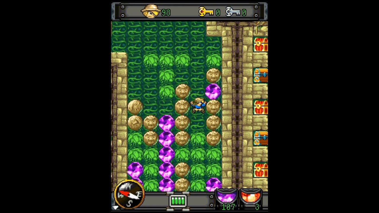 Diamond Rush (2006 Gameloft, Java) - Angkor Wat: Secret Stage 4
