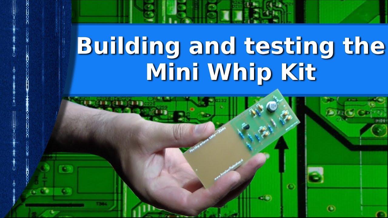 Ham Radio - Building and testing the commercial Mini Whip kit