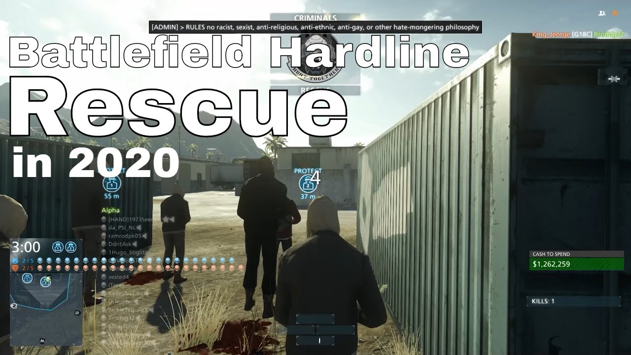 Battlefield Hardline: Rescue Gameplay in 2020