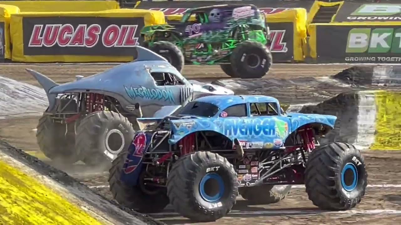 Monster Jam - Intros and Racing Anaheim Show 4 2022