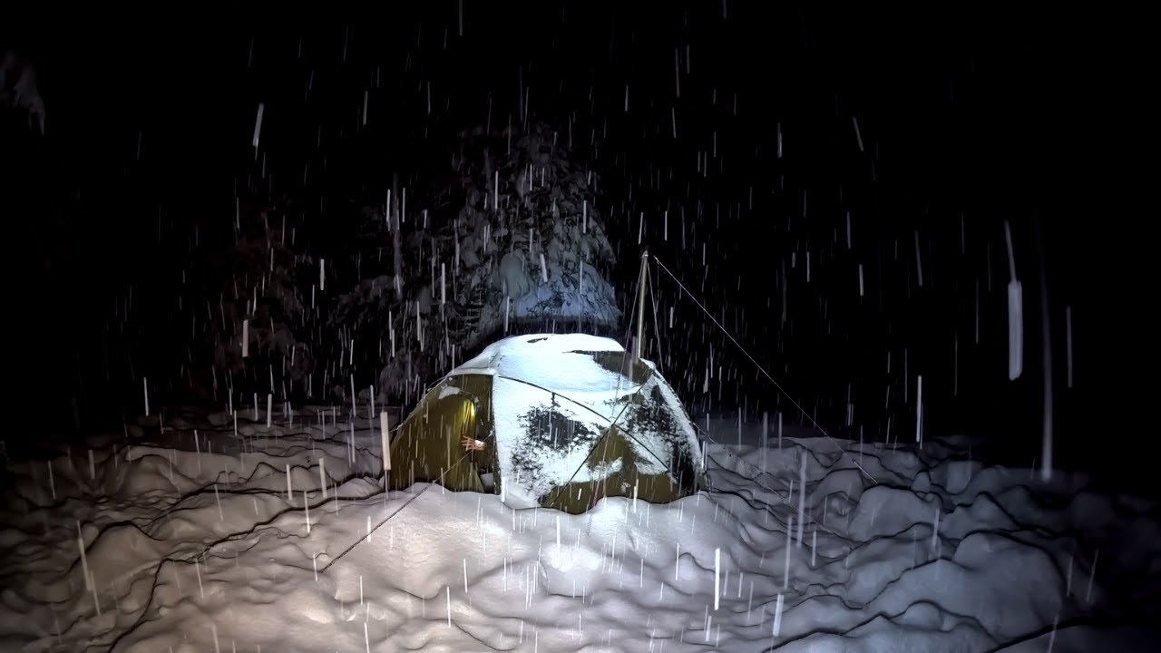 Camping in -10°C Snowfall 🏕️❄️🥶 | Unbelievable Experience!