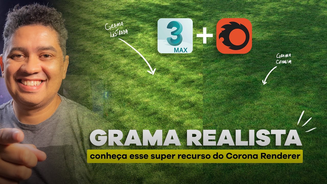 🌿Aprenda a criar gramas realistas para ArchViz com o 3ds Max e o Corona Renderer