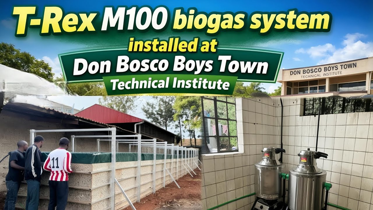 Biogas for Schools | T-Rex M100 Installed at Don Bosco Boys Town Technical Institute