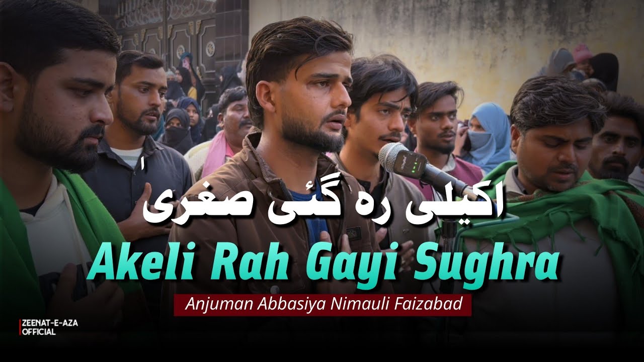 Akeli Rah Gayi Sughra| Anjuman Abbasiya Nimoli Faizabad | Bibi Sughra noha | 28 Rajab Baragaon 2026 